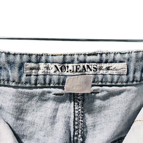 Absolutely Authentic No! Jeans Vintage 80's Distressed Straight Size 28x28 Denim - Picture 6 of 9